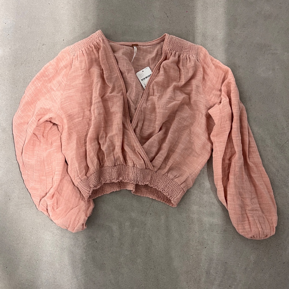 Free People crossover blouse - Picture 2 of 7